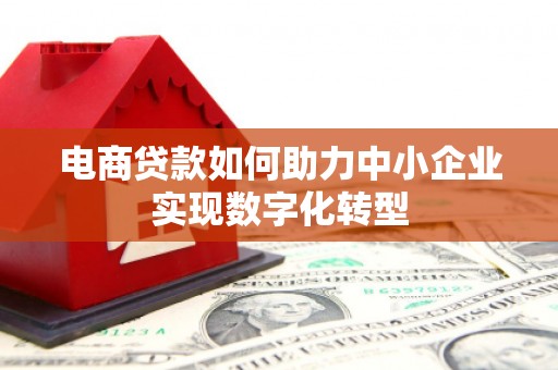 古丈电商贷款如何助力中小企业实现数字化转型