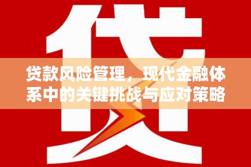古丈贷款风险管理，现代金融体系中的关键挑战与应对策略