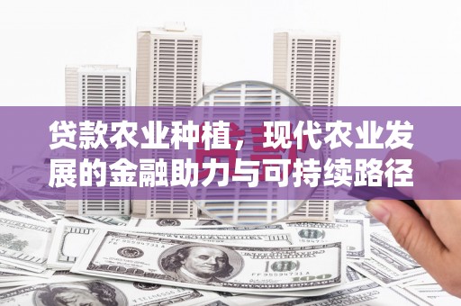 古丈贷款农业种植，现代农业发展的金融助力与可持续路径