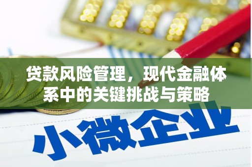 古丈贷款风险管理，现代金融体系中的关键挑战与策略