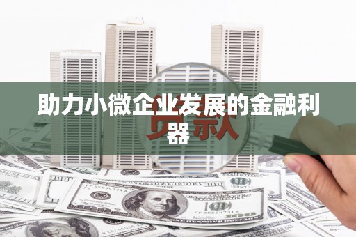 古丈助力小微企业发展的金融利器